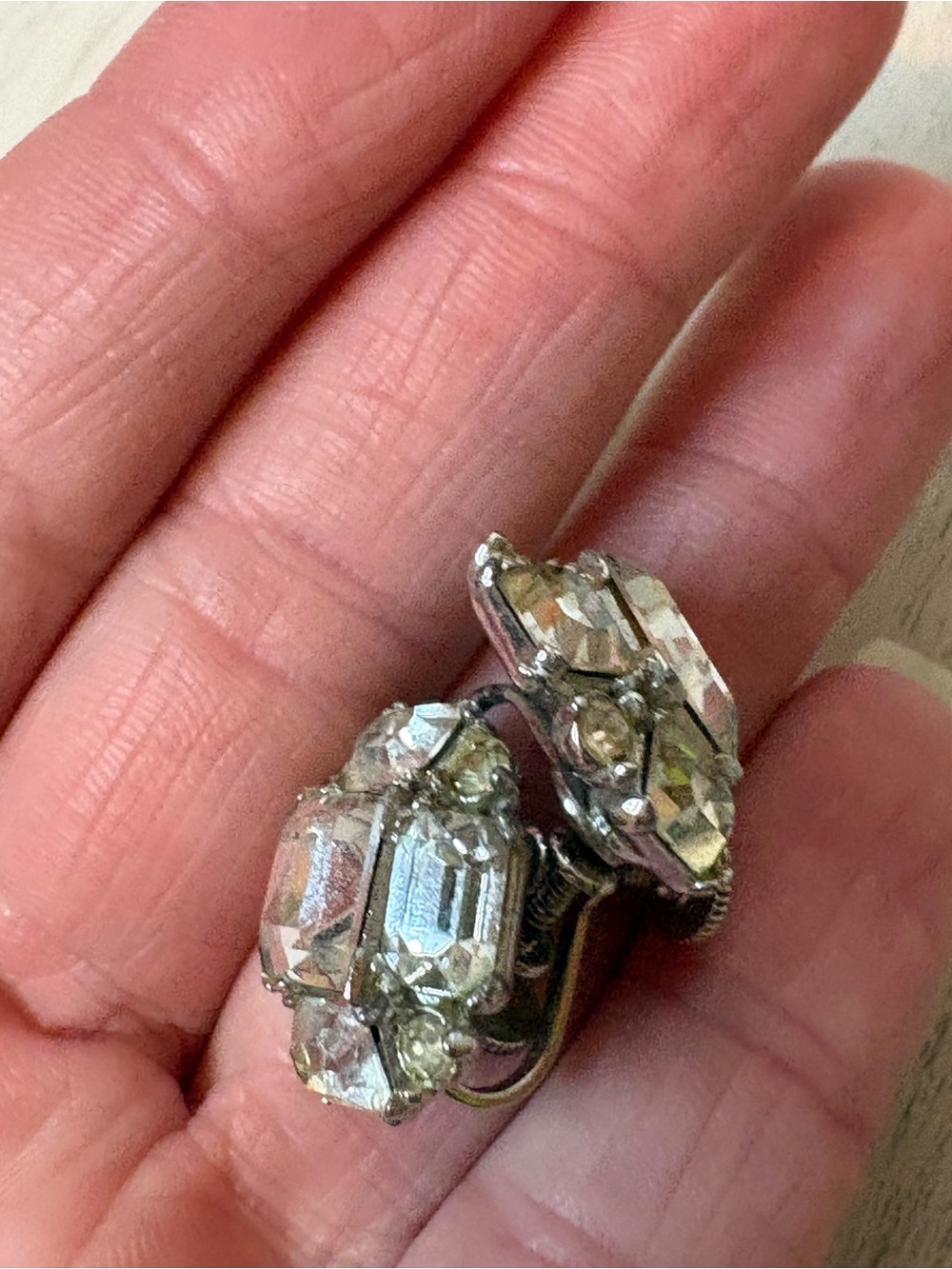Vintage Bogoff 1940s Earrings Screw Back
